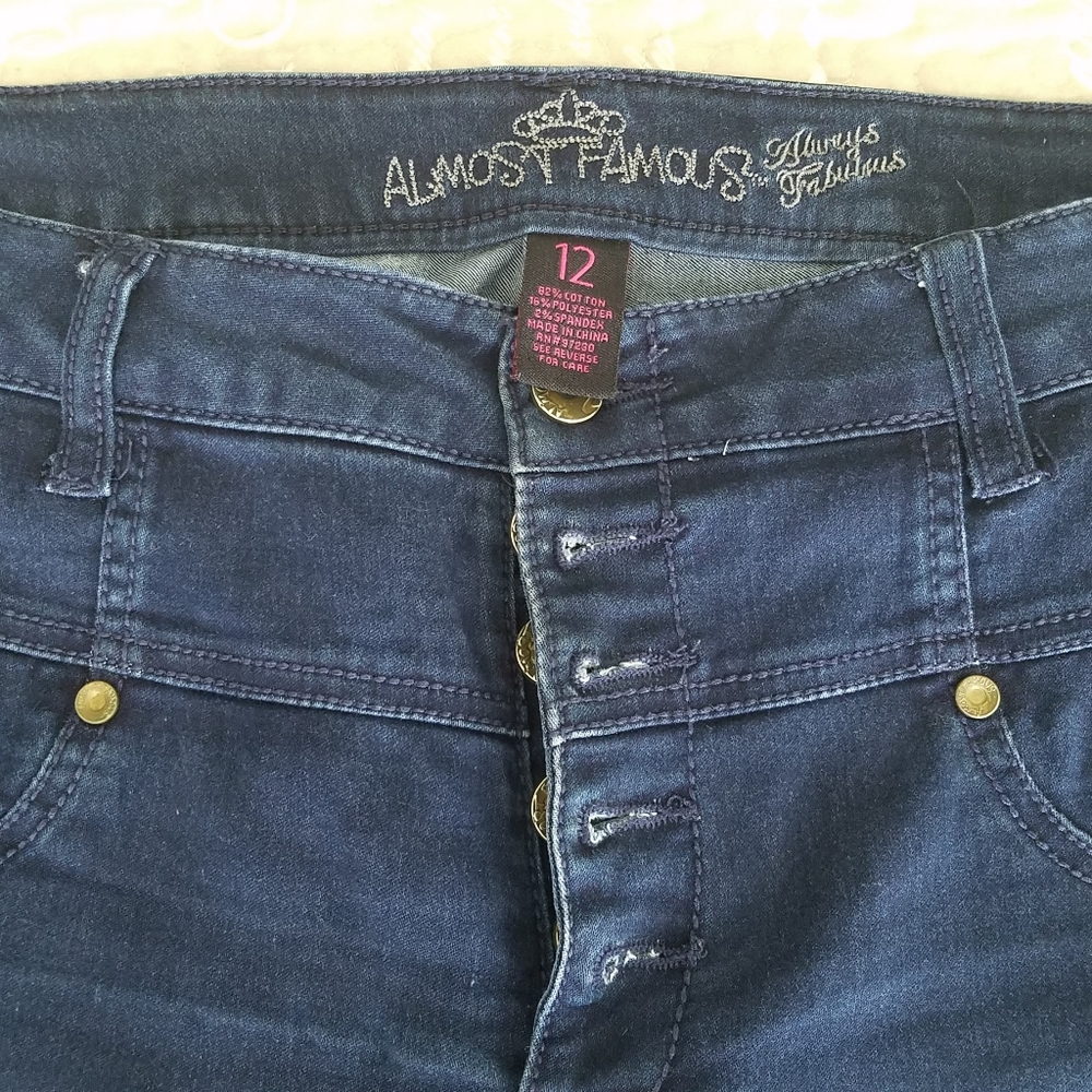 Almost Famous Skinny Leg High Waist Pants